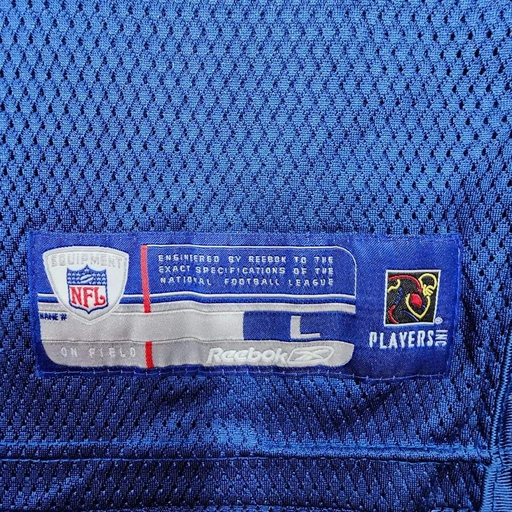 Reebok Indianapolis Colts Joseph Addai #29 Jersey Men Large Blue Mesh Football